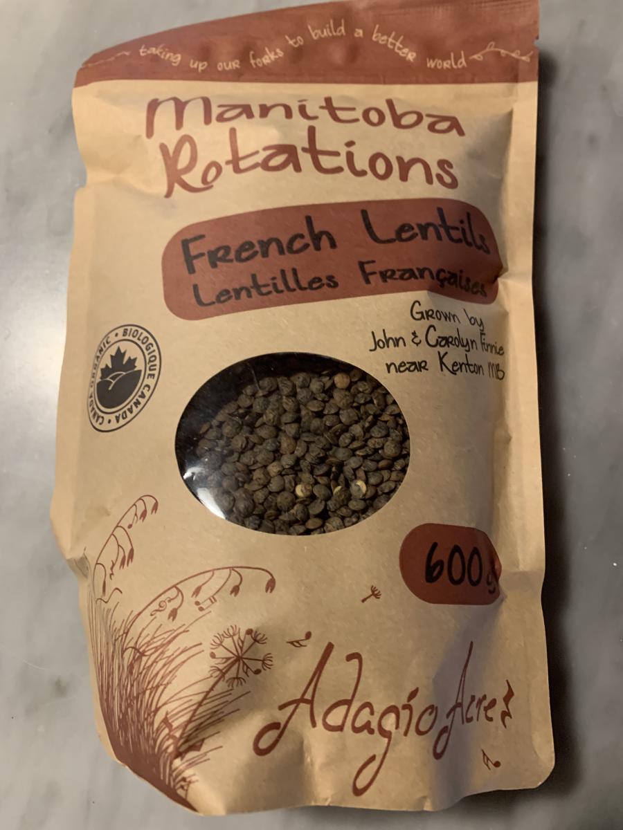 Manitoba Rotations French Green Lentils