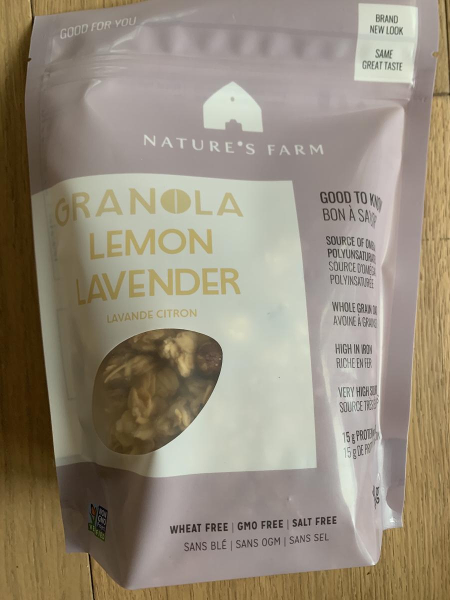 Lemon Lavendar Granola